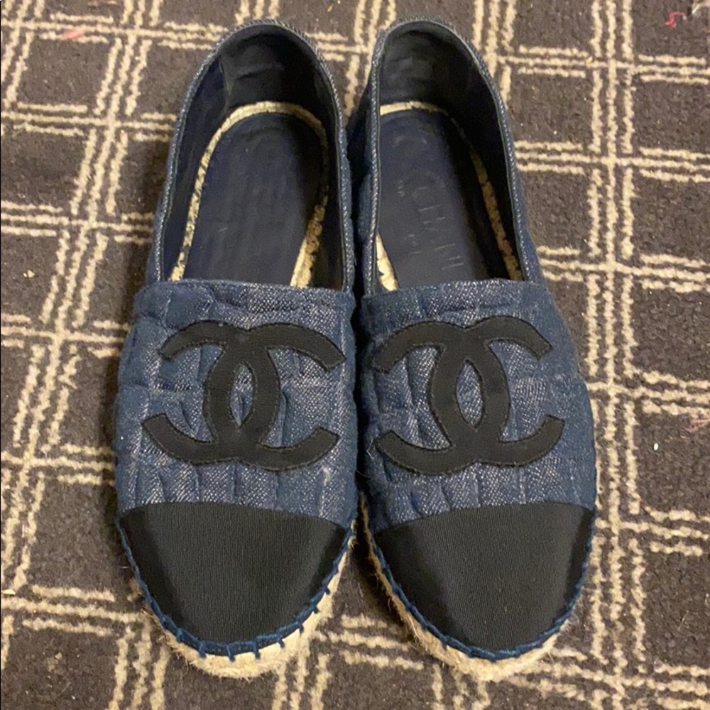 Chanel denim Espadrilles